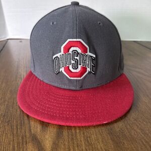 Ohio State Buckeyes New Era Collegiate Licensed Product Size 7 1/8 Wool Poly
